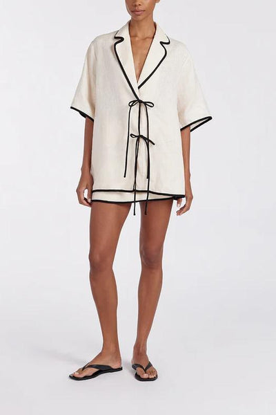 Margareta - Kimono shorts med rosettknäppning