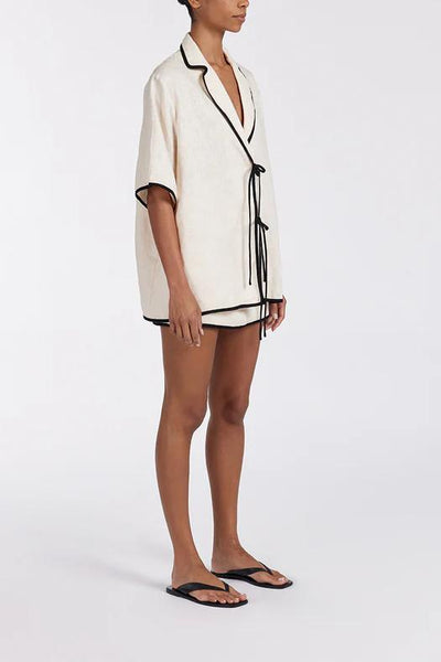 Margareta - Kimono shorts med rosettknäppning