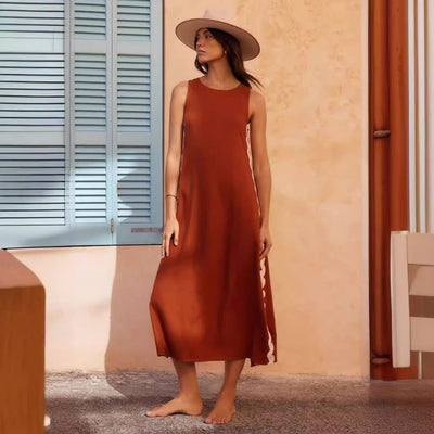 Filippa - Chic ärmlös midiklänning