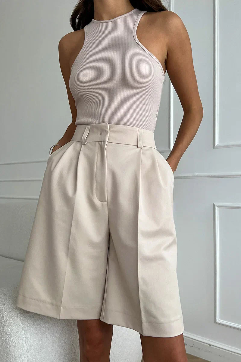 Sara - Chic plisserad byxa med klassisk passform