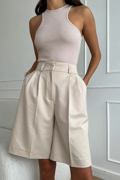 Sara - Chic plisserad byxa med klassisk passform