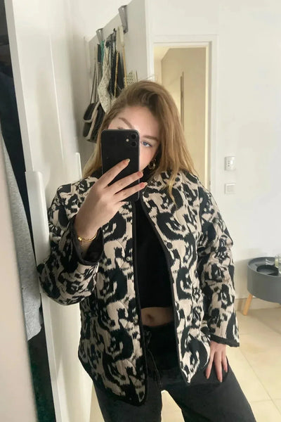 Edith - Bomberjacka med statementtryck
