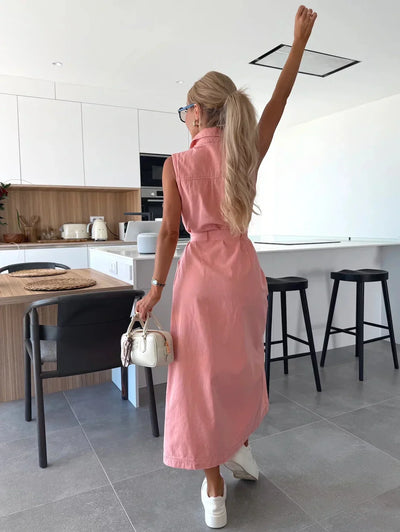 Isabelle | Maxi Denimklänning