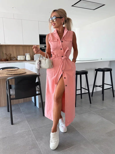 Isabelle | Maxi Denimklänning