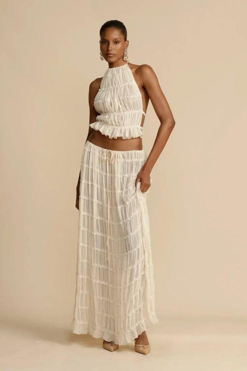 Birgitta - Co-ord set i färgglatt lapptäcke